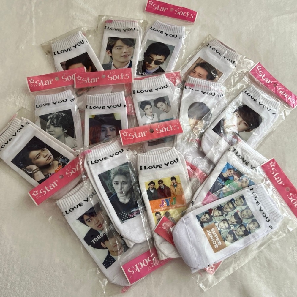 Sock Bundle Kpop Kdrama stars